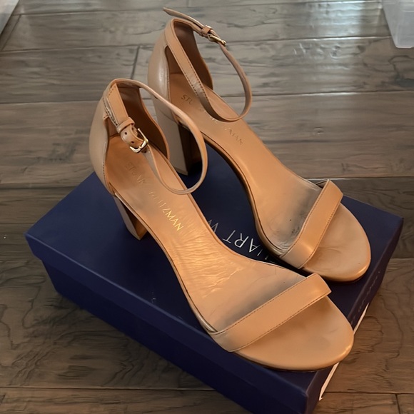 Stuart Weitzman NearlyNude Block Heels - Picture 7 of 7